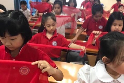 Kết nạp Đội viên Khối 3 năm học 2019-2020