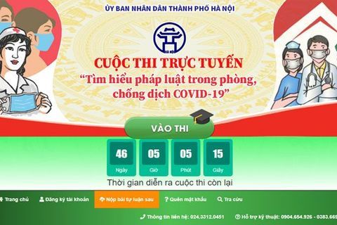 Triển khai cuộc thi trực tuyến “Tìm hiểu pháp luật trong phòng, chống dịch COVID-19”