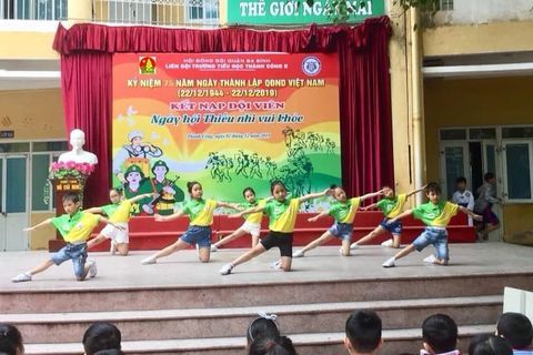 Trường Tiểu học Thành Công B tổ chức các hoạt động chào mừng  ngày Quốc phòng toàn dân 2/12 và Quân đội Nhân dân Việt Nam