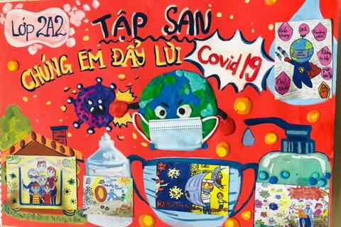 Trường Tiểu học Thành Công B tưng bừng tổ chức “Ngày hội đọc sách” và triển lãm tập san “Chúng em chung tay đẩy lùi Covid”