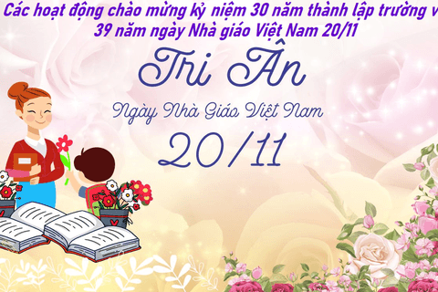 Những hoạt động chào mừng ngày Nhà giáo Việt Nam 20/11 của trường  Tiểu học Thành Công B