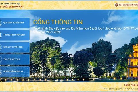 Trường TH Thành Công B hướng dẫn PHHS đăng ký tuyển sinh đầu cấp vào lớp 1, 6 năm học 2021 - 2022