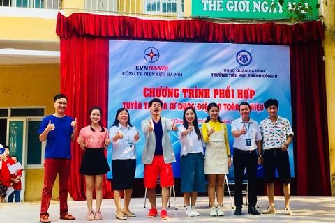 EVN Hà Nội tuyên truyền sử dụng điện an toàn, hiệu quả cho học sinh tiểu học