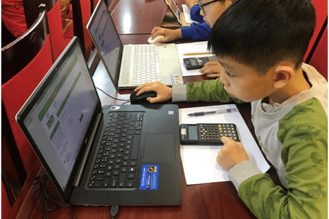 Học sinh trường Tiểu học Thành Công B hào hứng tham gia cuộc thi “Đấu trường Toán học” vòng cấp trường