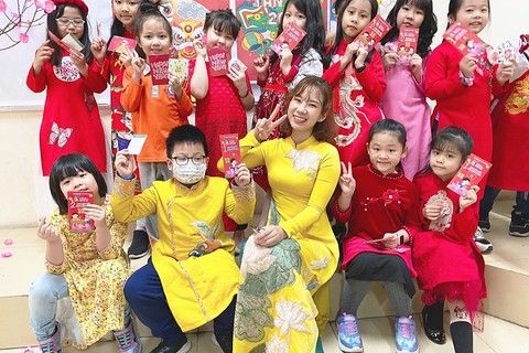 Học sinh trường Tiểu học Thành Công B hào hứng trở lại  trường học sau kỳ nghỉ dịch