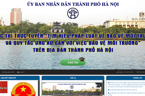 Triển khai Cuộc thi trực tuyến “Tìm hiểu pháp luật về bảo vệ môi trường và quy tắc ứng xử gắn với việc bảo vệ môi trường"