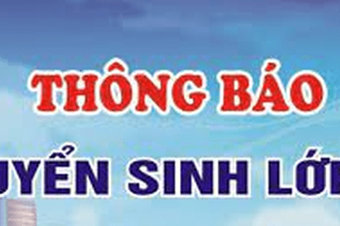 Kế hoạch tuyển sinh vào lớp 1 năm học 2021-2022 của Trường Tiểu học Thành Công B