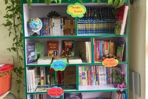 Xây dựng “Góc thư viện lớp học” để hình thành văn hóa cho học sinh
