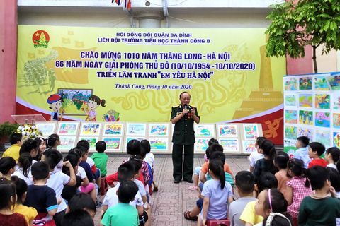 Chào mừng 1010 năm Thăng Long – Hà Nội; 66 năm ngày giải phóng Thủ đô; Triển lãm tranh “Em yêu Hà Nội”