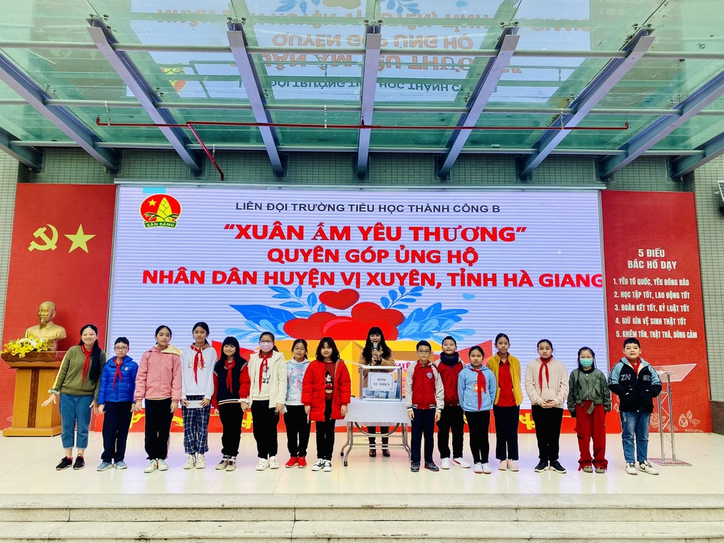 Những hoạt động thiết thực và ý nghĩa chào mừng kỉ niệm 78 năm thành lập Quân đội nhân dân Việt Nam và 50 năm chiến thắng Hà Nội – Điện Biên Phủ trên không của trường Tiểu học Thành Công B