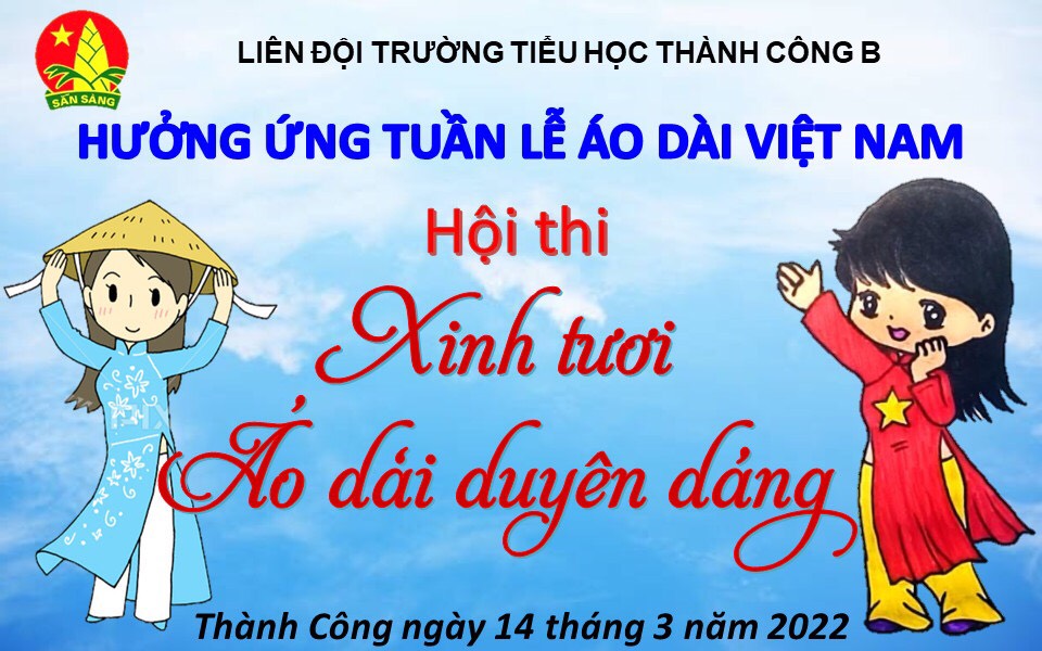 Cô trò khối Hai trường Tiểu học Thành Công B tích cực tham gia hội thi “Xinh tươi áo dài duyên dáng”