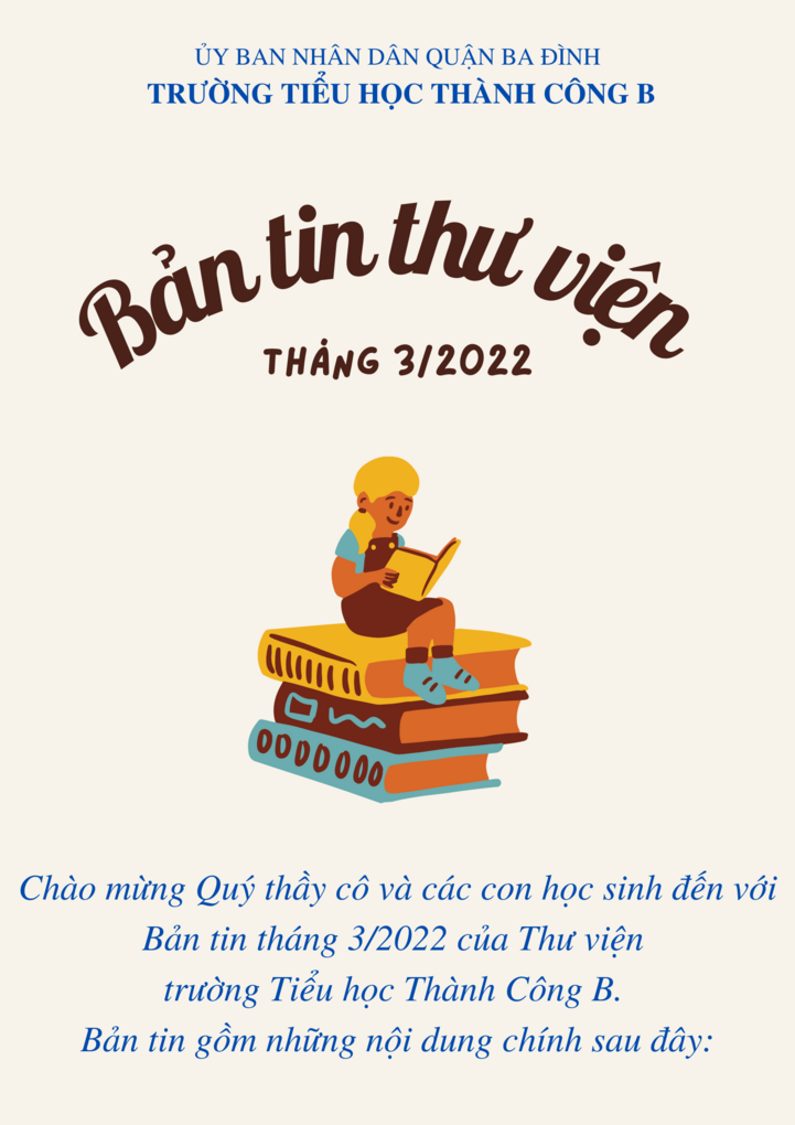 Bản tin Thư viện tháng 3/2022