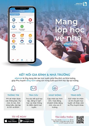 Hướng dẫn Cha mẹ học sinh cài ứng dụng eNetViet