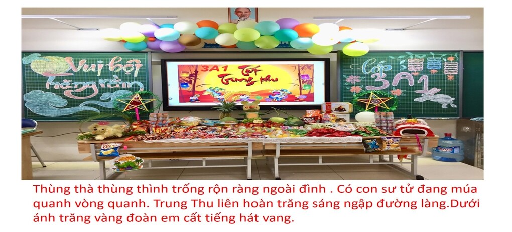 Trung thu của các bạn nhỏ lớp 3A1
