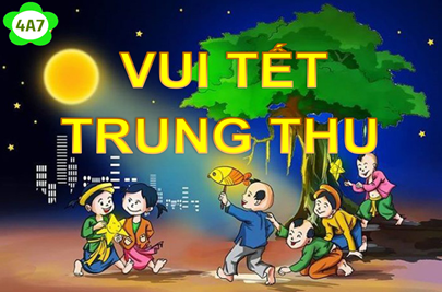 Học sinh lớp 4A7 vui tết trung thu