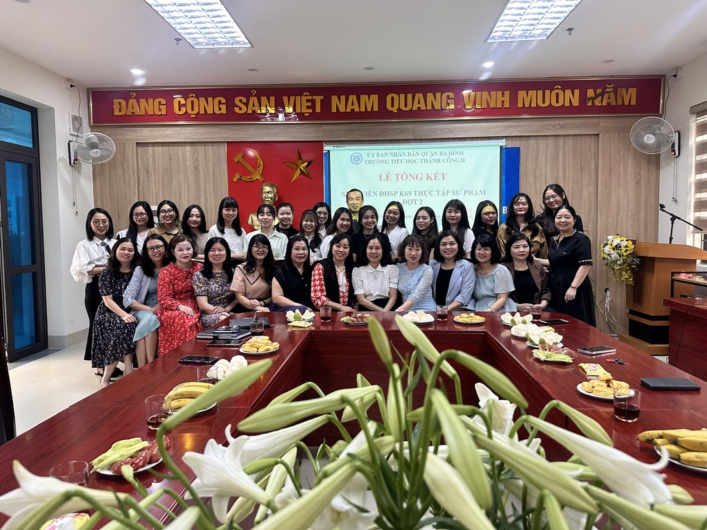 Lễ tổng kết và chia tay Đoàn sinh viên thực tập sư phạm Khoa Giáo dục Tiểu học - Trường Đại học Sư phạm Hà Nội