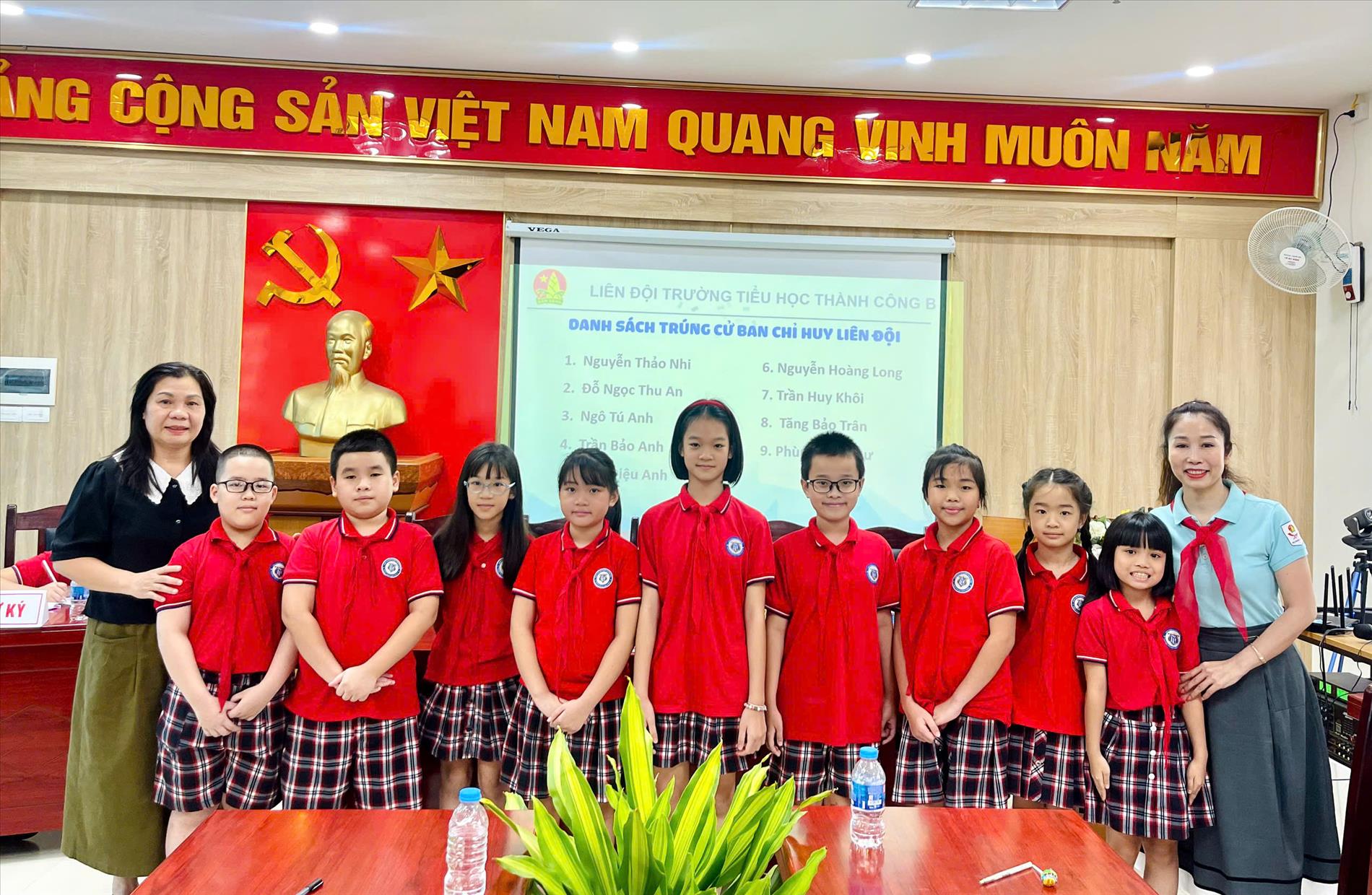 Liên đội trường Tiểu học Thành Công tổ chức thành công Đại hội Liên đội năm học 2024-2025