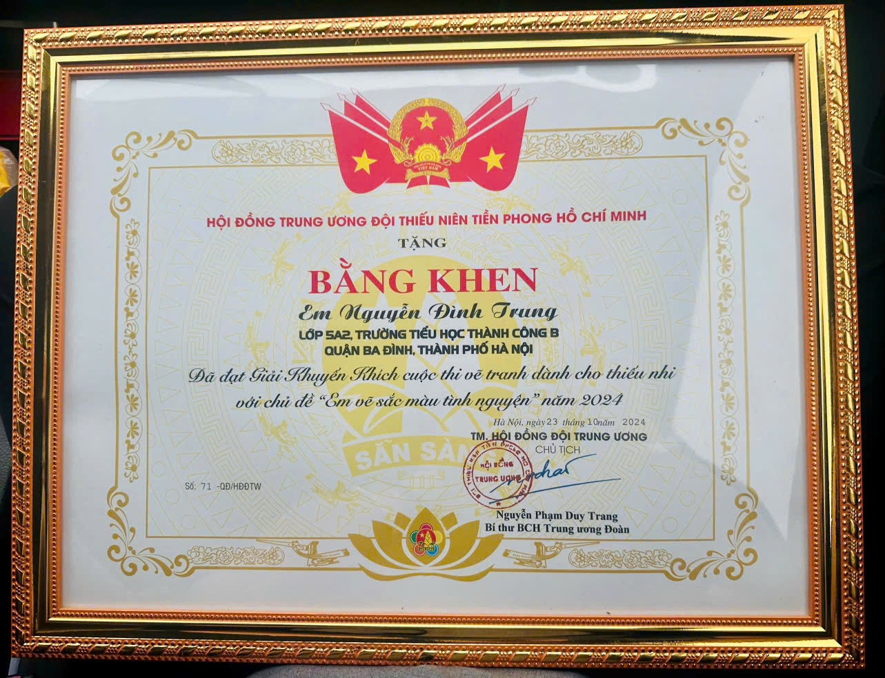 Nguyễn Đình Trung – chàng họa sĩ nhí đáng yêu!