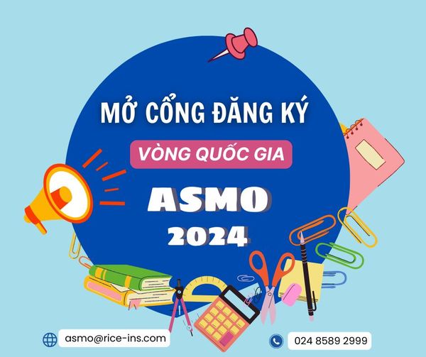 Mở đăng ký Vòng Quốc gia kỳ thi ASMO 2024