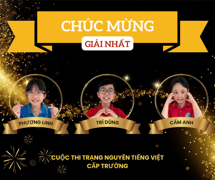 Chúc mừng 18 bạn Dê con 4A5 đạt giải cao trong cuộc thi Trạng Nguyên Tiếng Việt cấp Trường