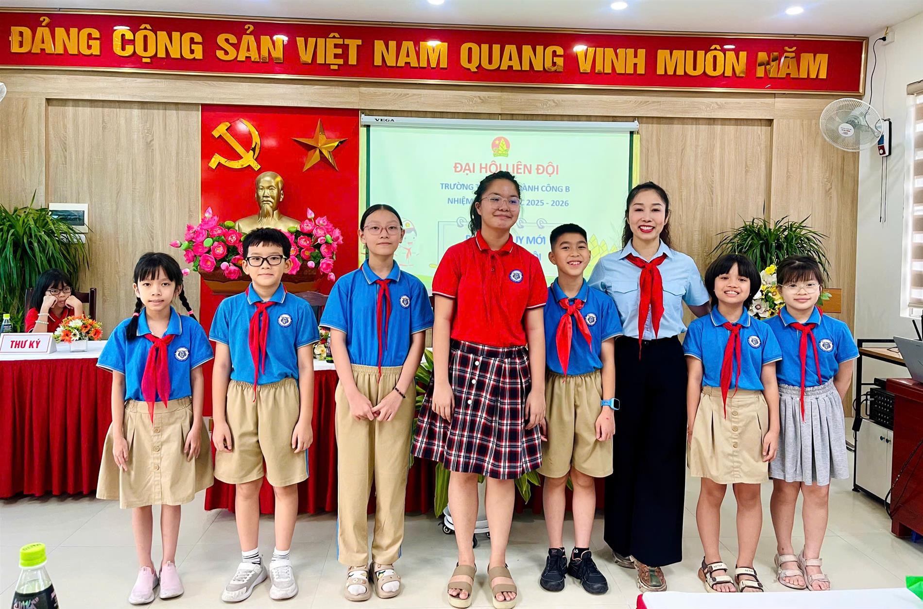 Đại hội Liên đội Trường Tiểu học Thành Công B: Tự tin - Sáng tạo - Sẵn sàng hội nhập