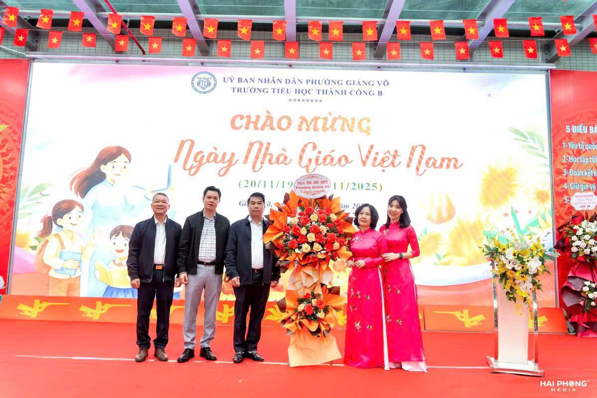 TRƯỜNG TIỂU HỌC THÀNH CÔNG B TƯNG BỪNG KỶ NIỆM  NGÀY NHÀ GIÁO VIỆT NAM 20/11