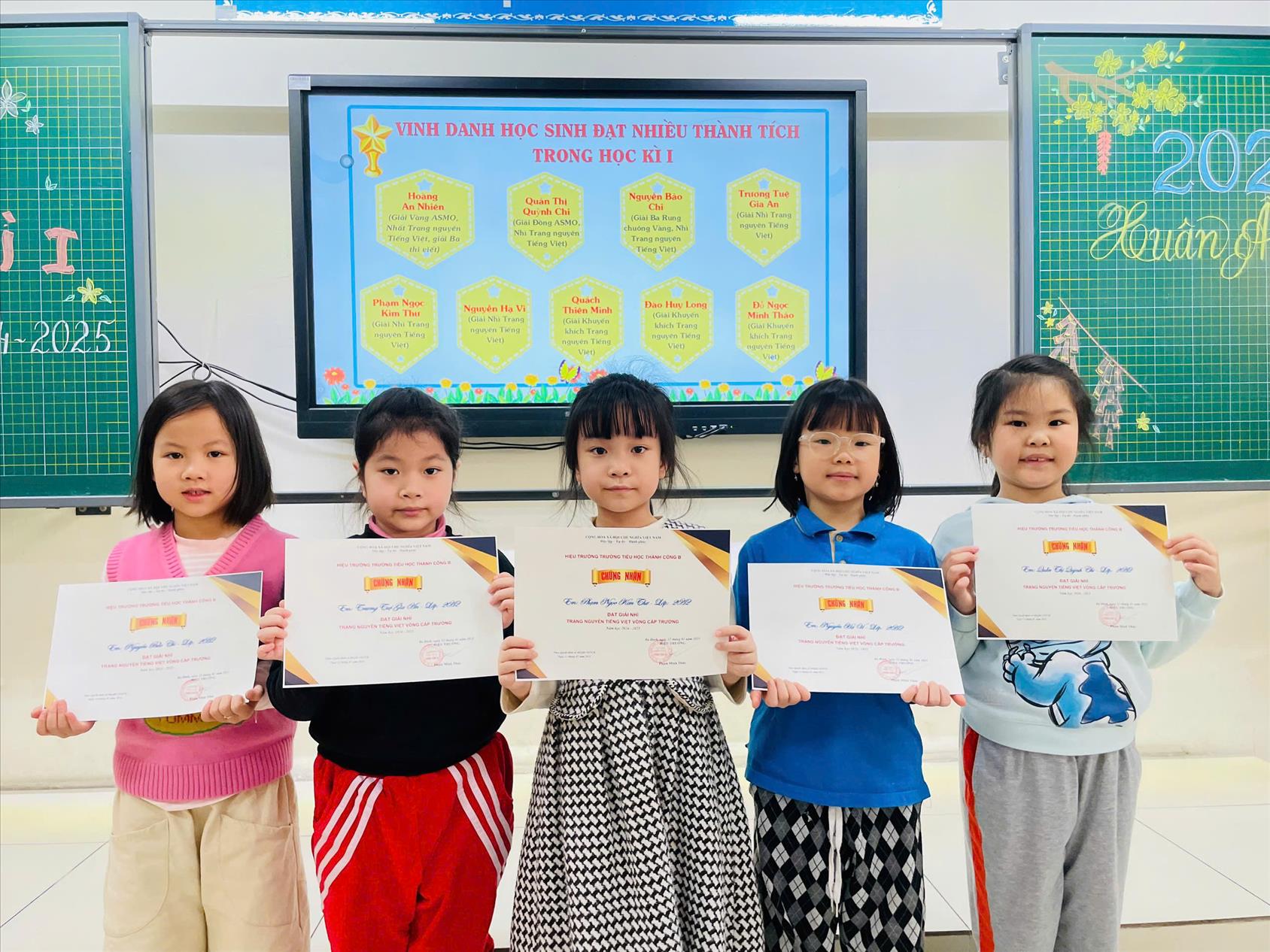 Tin vui đầu xuân của lớp 2A2