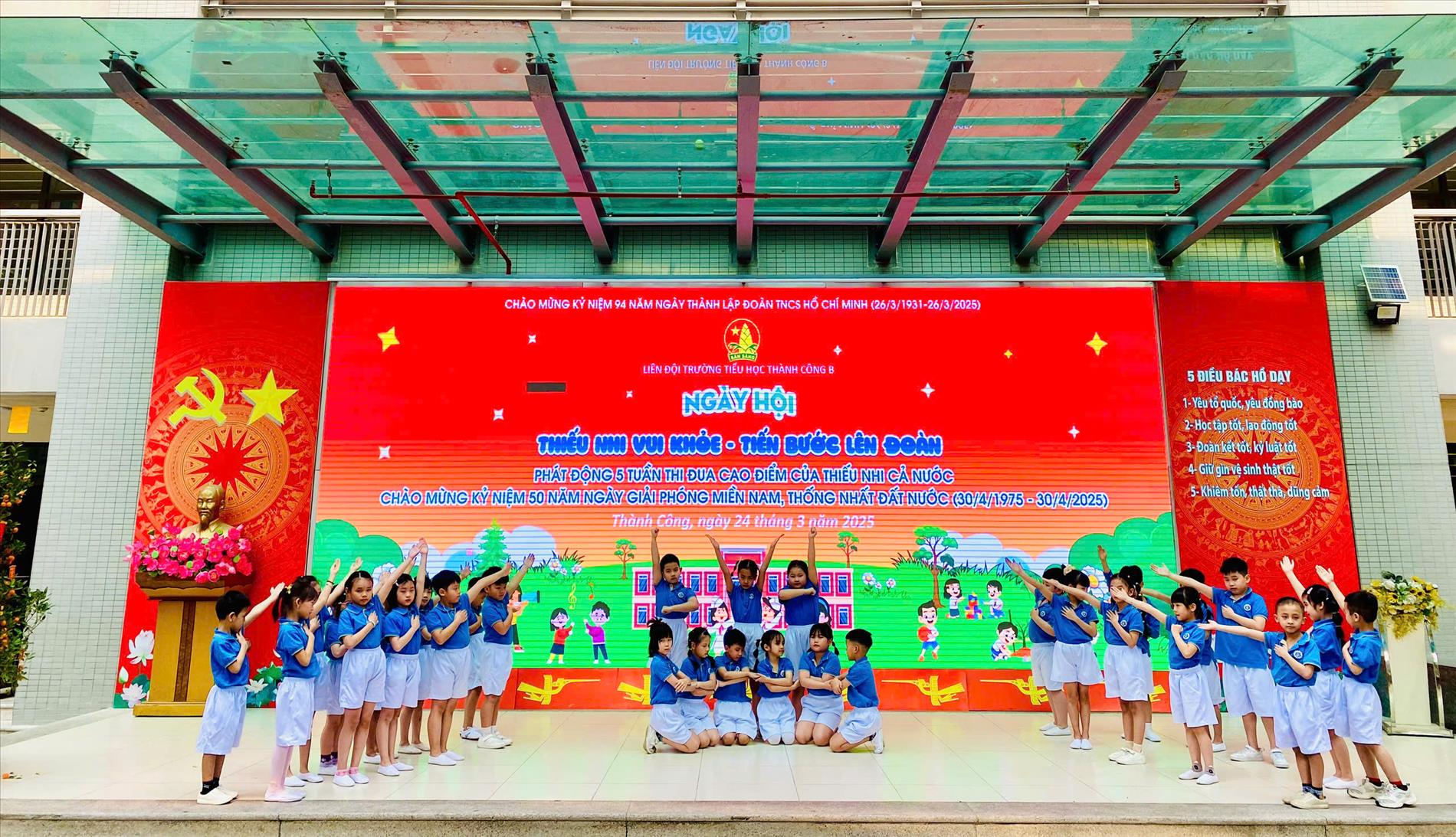 Ngày hội “Thiếu nhi vui khỏe - Tiến bước lên Đoàn” - Bùng cháy nhiệt huyết tuổi thơ