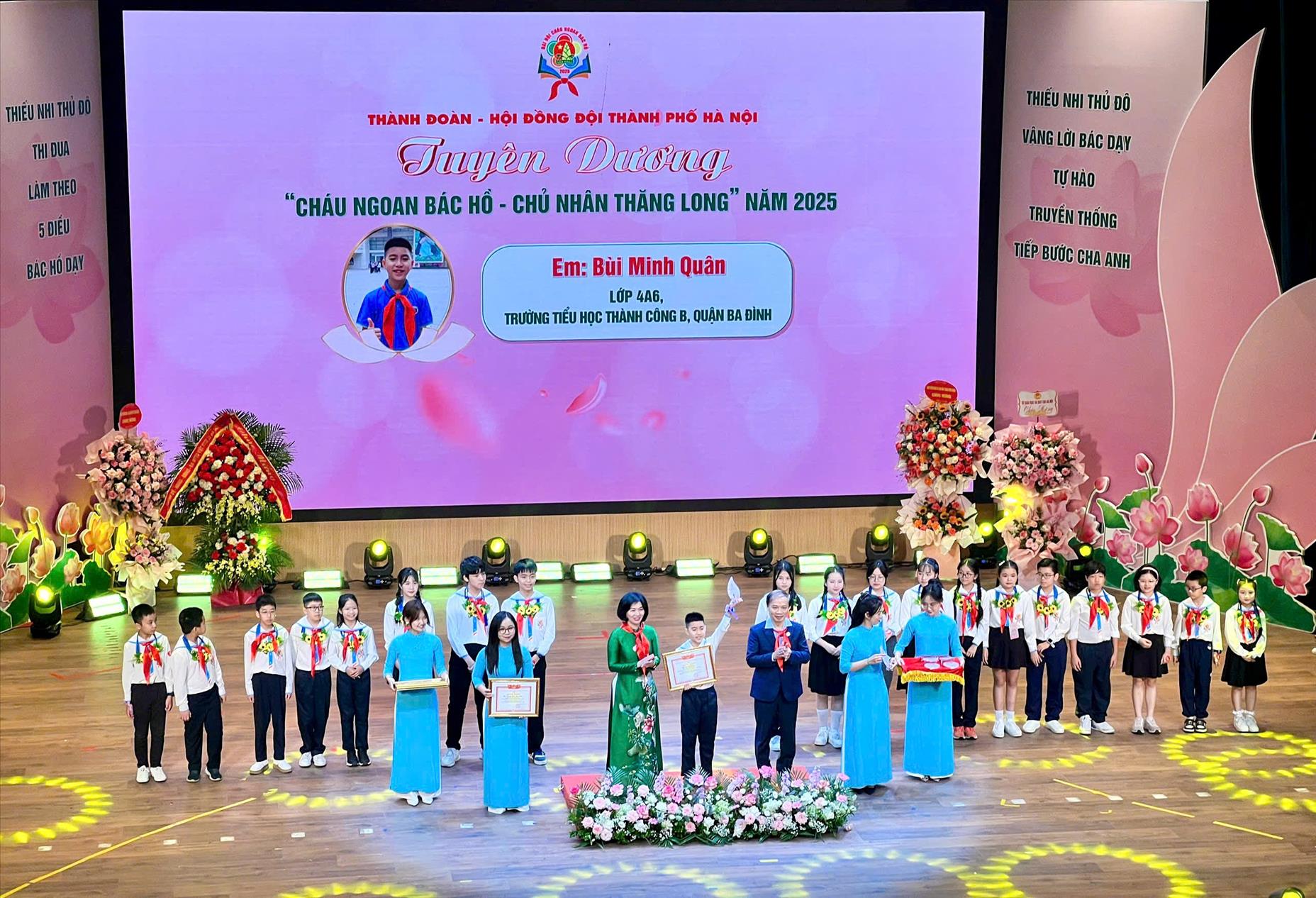 Học sinh Bùi Minh Quân – Niềm tự hào của Trường Tiểu Học Thành Công B!