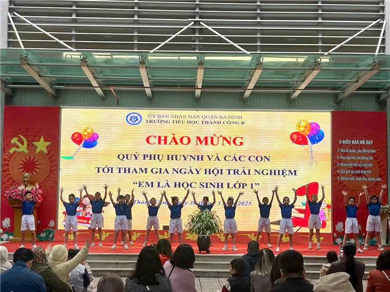 Ngày hội trải nghiệm Em là học sinh lớp 1 – Bước đệm hoàn hảo giúp học sinh mầm non sẵn sàng vào lớp 1