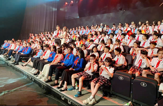 Học sinh trường Tiểu học Thành Công B vinh dự tham gia ghi hình chương trình “Giai điệu tự hào” số Đặc biệt của VTV1