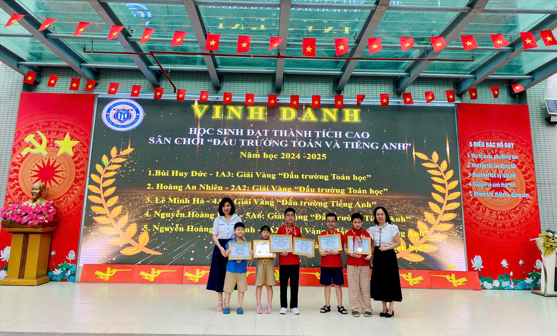 Viết tiếp câu chuyện hòa bình – Học sinh Thành Công B tỏa sáng tri thức