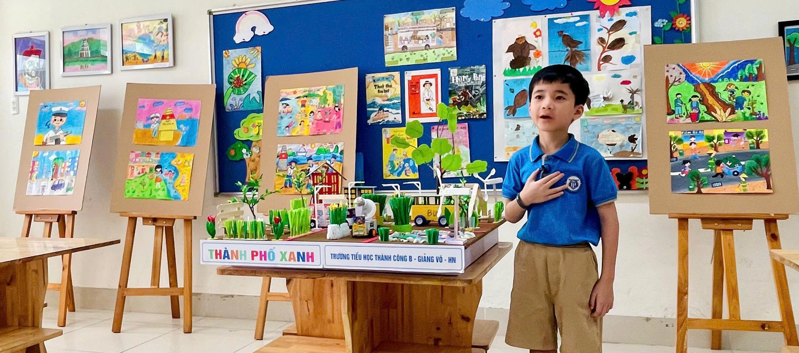 Cậu bé lớp 3 và ước mơ về Thành phố xanh