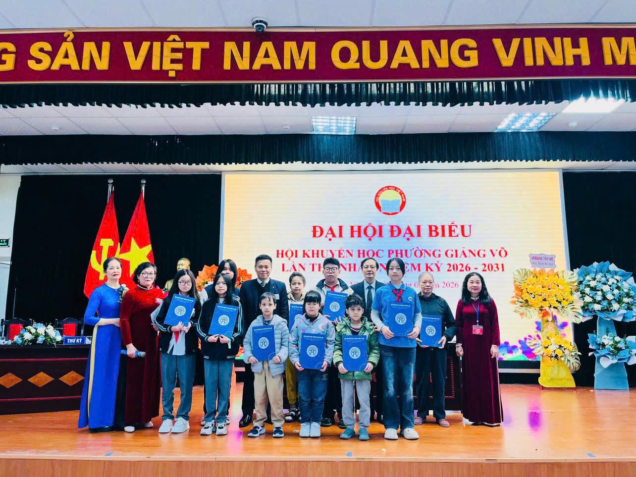 Dấu ấn của Trường Tiểu học Thành Công B tại Đại hội Hội Khuyến học phường Giảng Võ