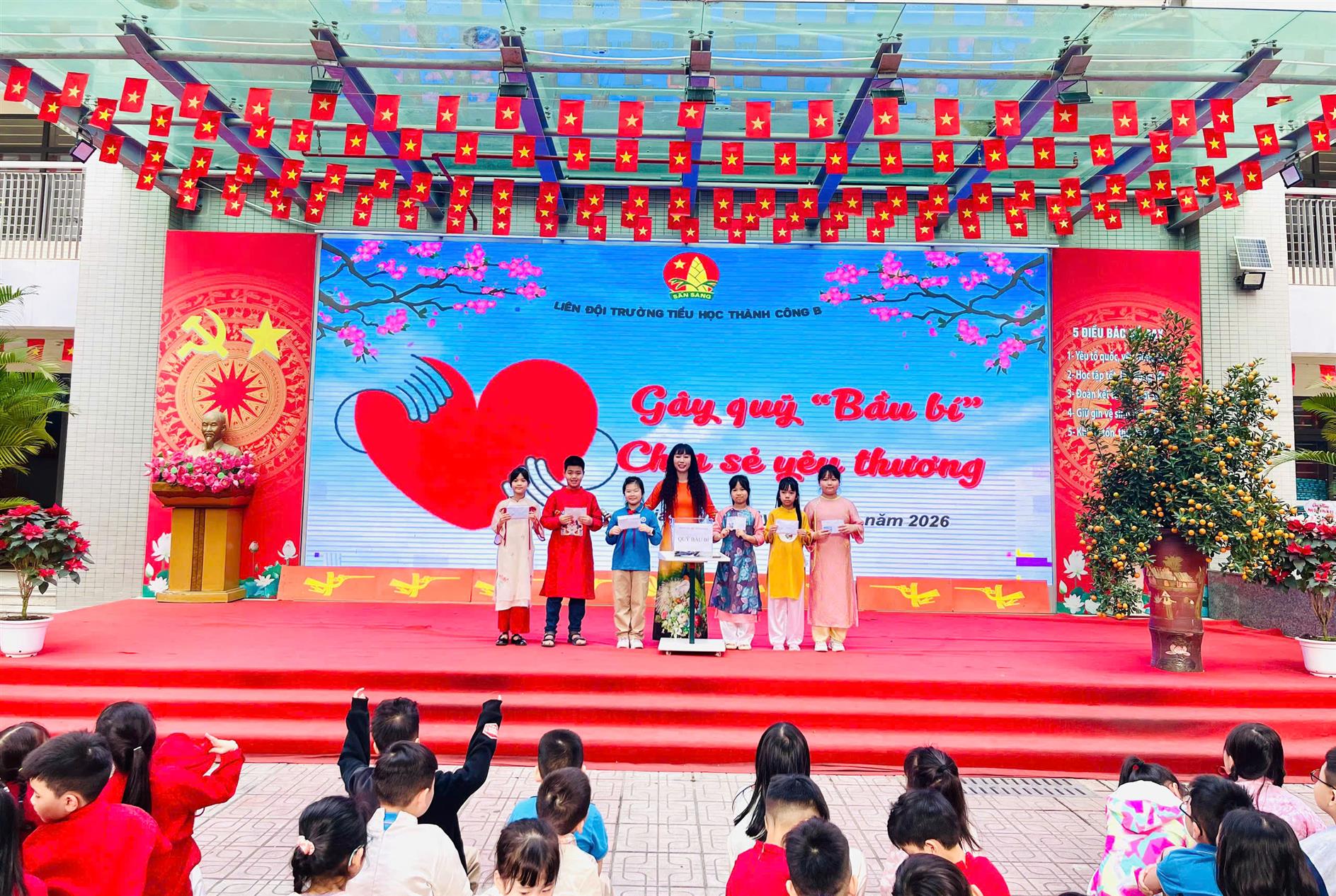 🌼 GIEO HẠT YÊU THƯƠNG – NUÔI DƯỠNG NHÂN CÁCH TỪ NHỮNG ĐIỀU GIẢN DỊ 🌼 PHONG TRÀO QUỸ BẦU BÍ TẠI TRƯỜNG TIỂU HỌC THÀNH CÔNG B