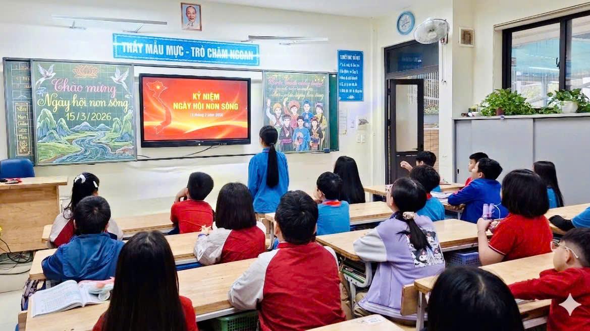 Tự hào “Ngày hội Non sông” – Thiếu nhi Thành Công B hướng về ngày hội lớn của đất nước