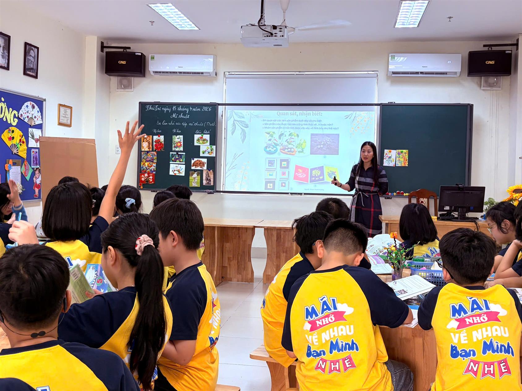 Tiết chuyên đề Mĩ thuật lớp 5: “Em làm nhà sưu tập mĩ thuật” – Biến giờ học Mĩ thuật thành hành trình sáng tạo đầy cảm hứng