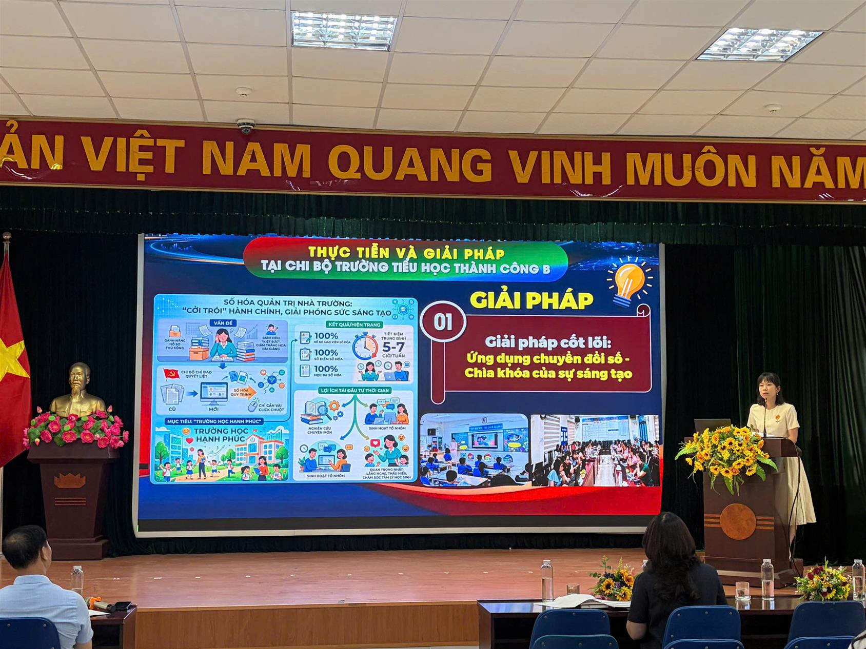 Khi người thầy “thắp lửa” trong kỷ nguyên số – Dấu ấn truyền cảm hứng từ Hội thi Báo cáo viên, tuyên truyền viên giỏi phường Giảng Võ