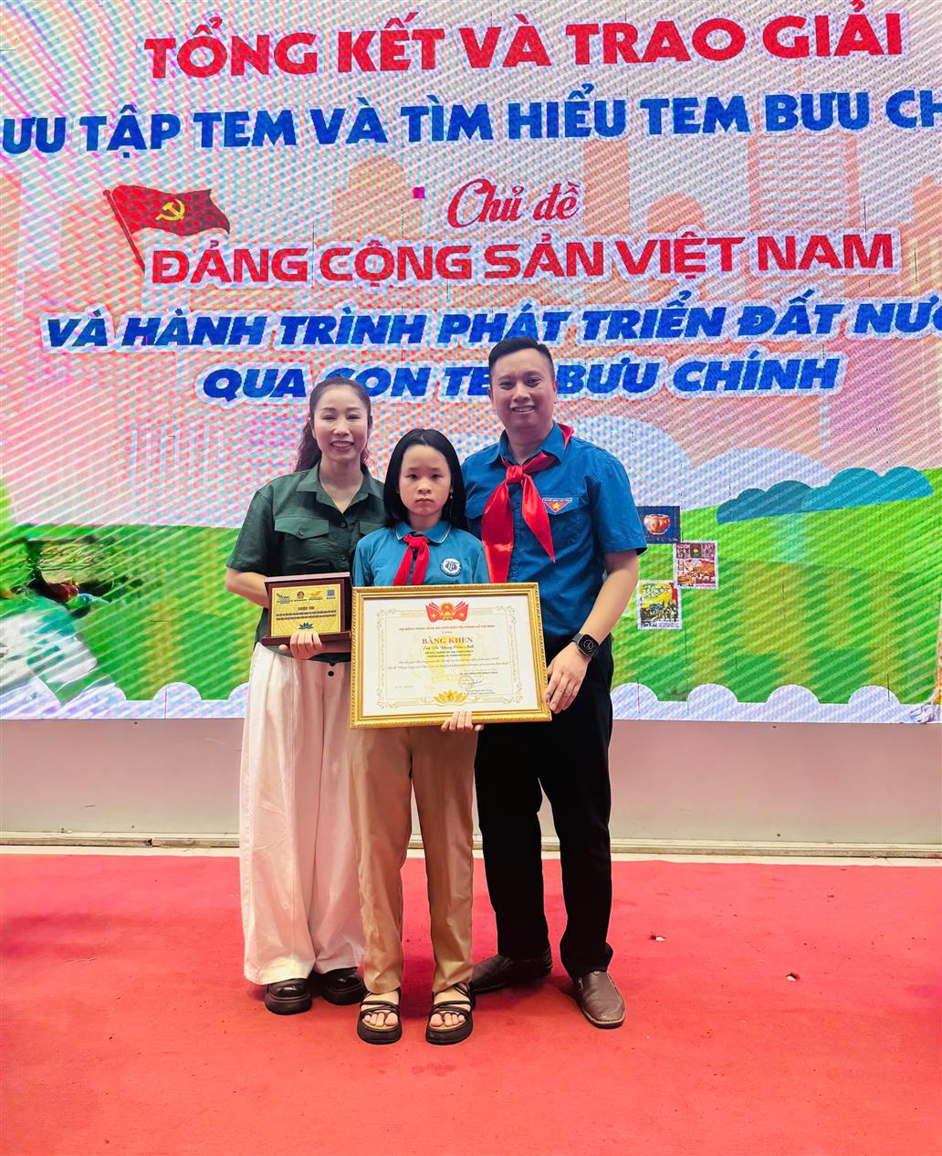 VŨ ĐẶNG CẨM ANH – CÔ NÀNG HẠT TIÊU LỚP 5A5 ĐẠT GIẢI BA  CUỘC THI SƯU TẬP VÀ TÌM HIỂU TEM BƯU CHÍNH NĂM 2026